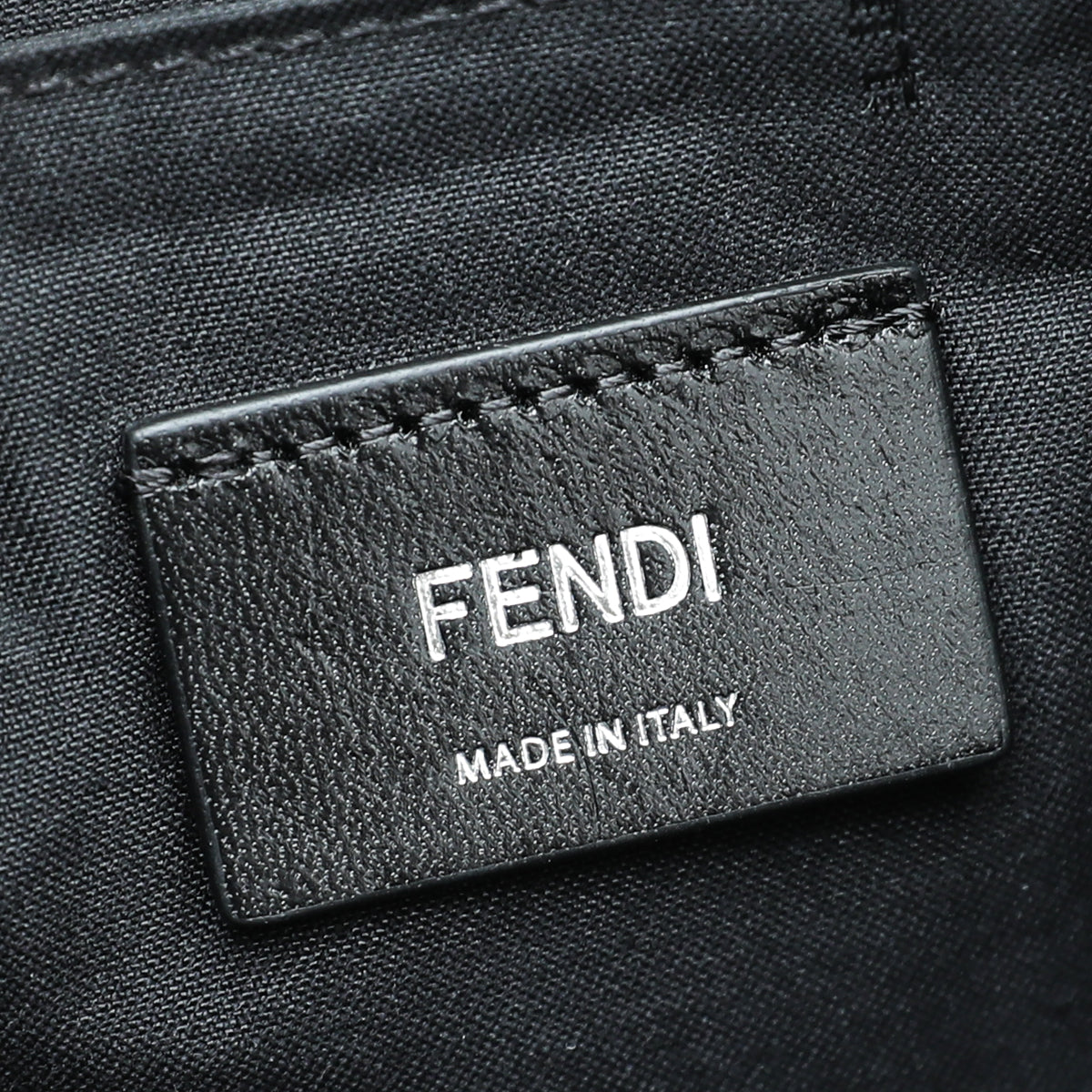 Fendi Tricolor Flat Zip Pouch