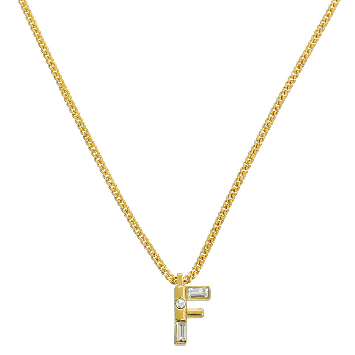 Fendi Gold F Is Necklace