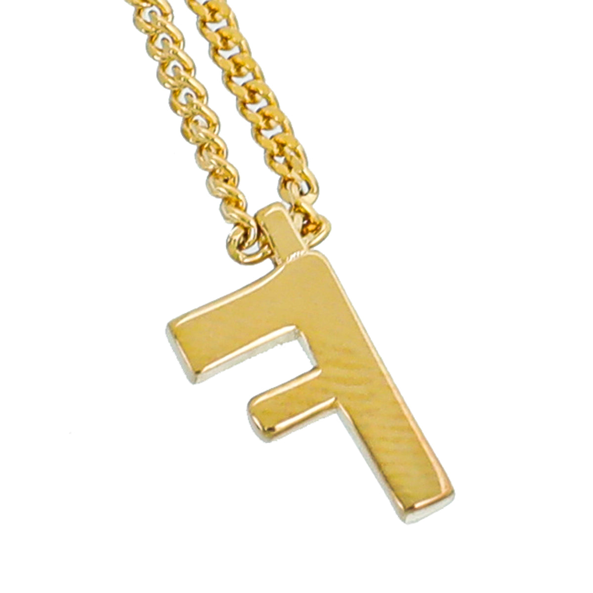 Fendi Gold F Is Necklace