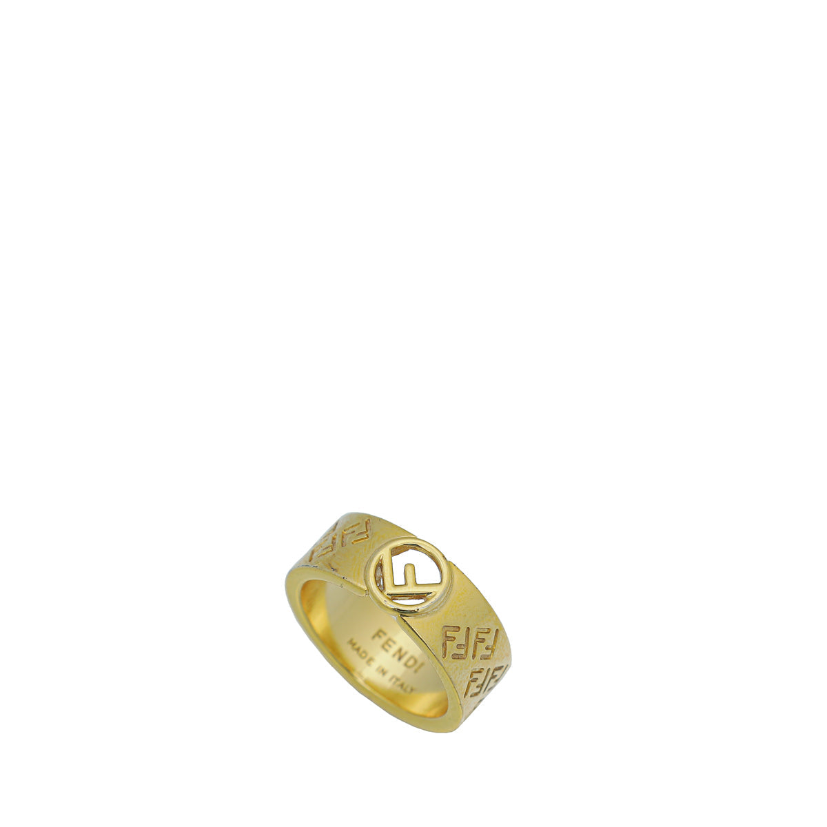 Fendi Gold FF Large Ring