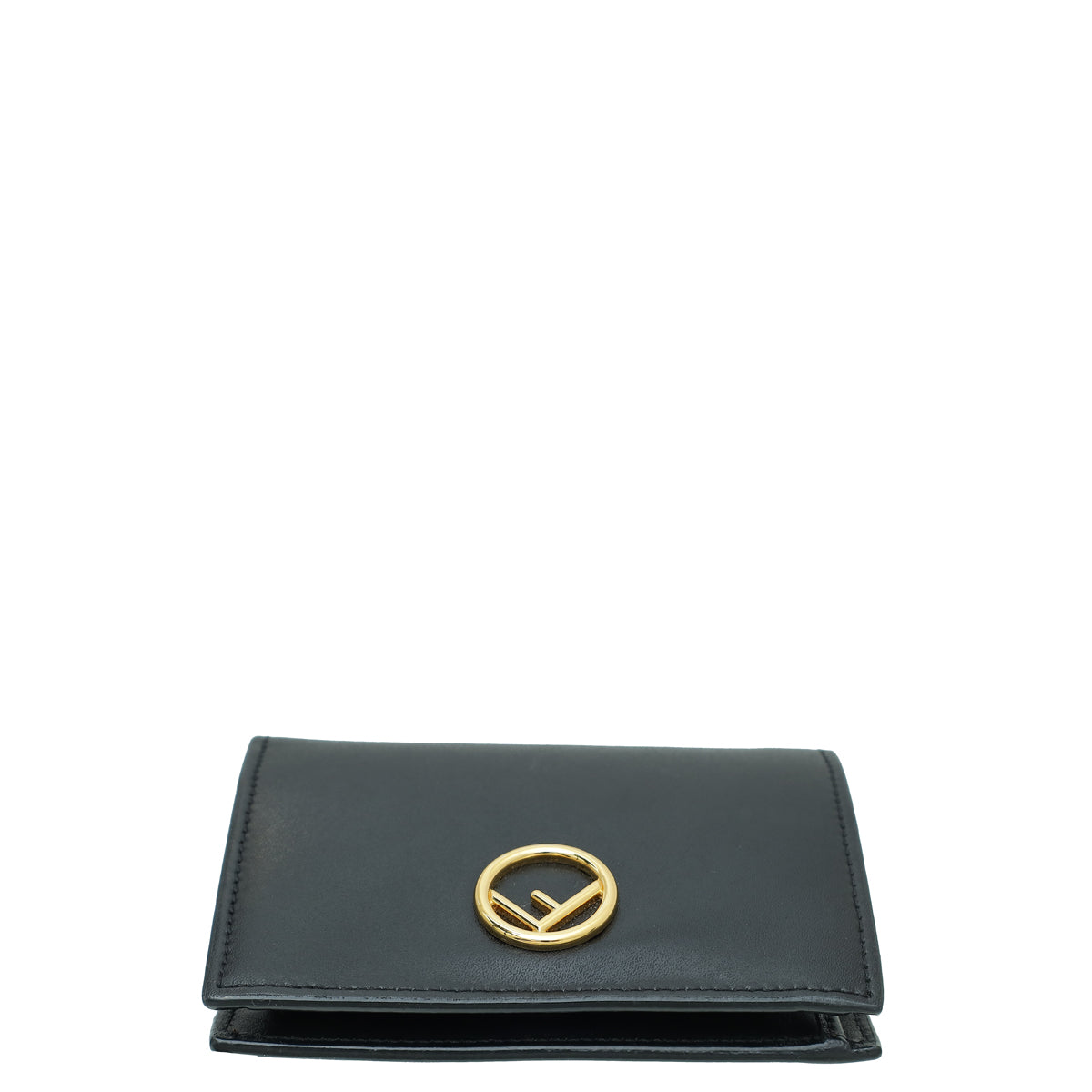 Fendi Black F is Fendi  Bifold Compact Wallet