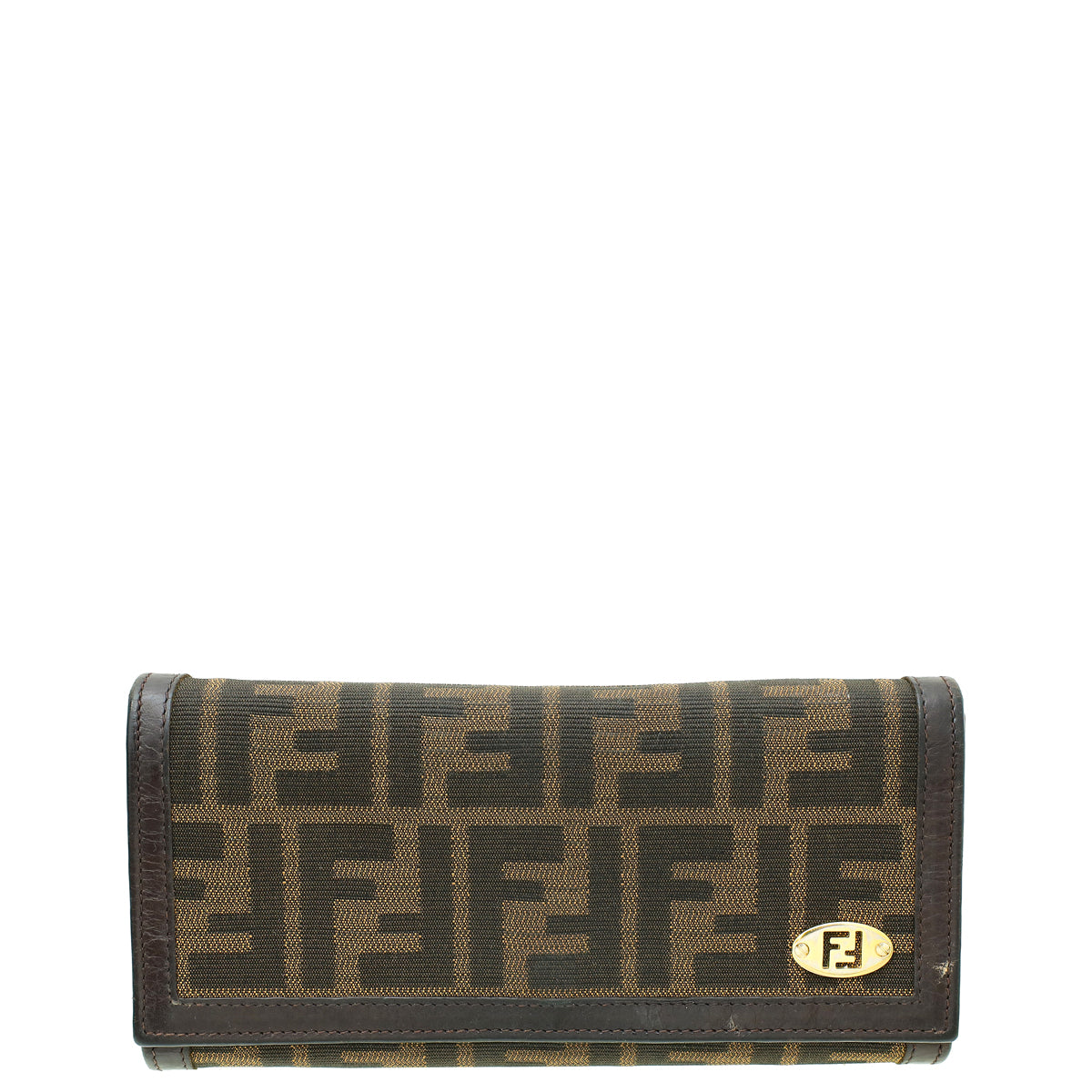 Fendi Tobacco Zucca Continental Wallet