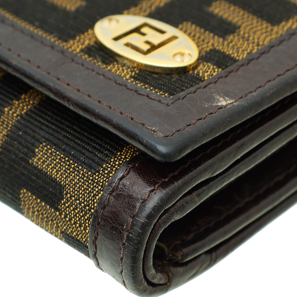 Fendi Tobacco Zucca Continental Wallet