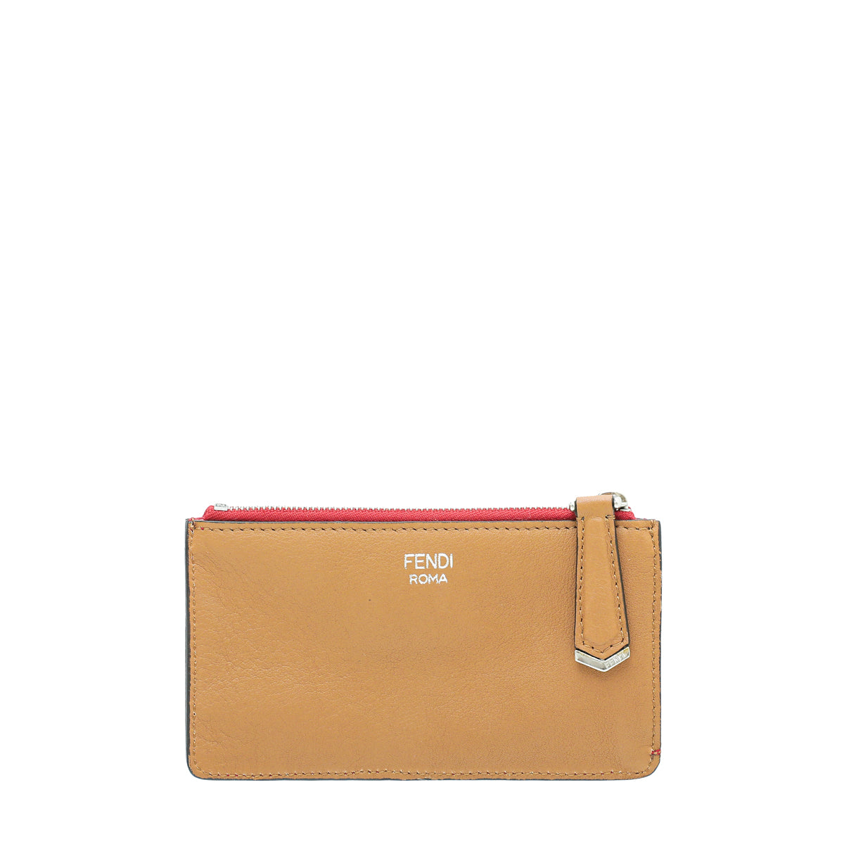 Fendi Tricolor Zipped Card Holder