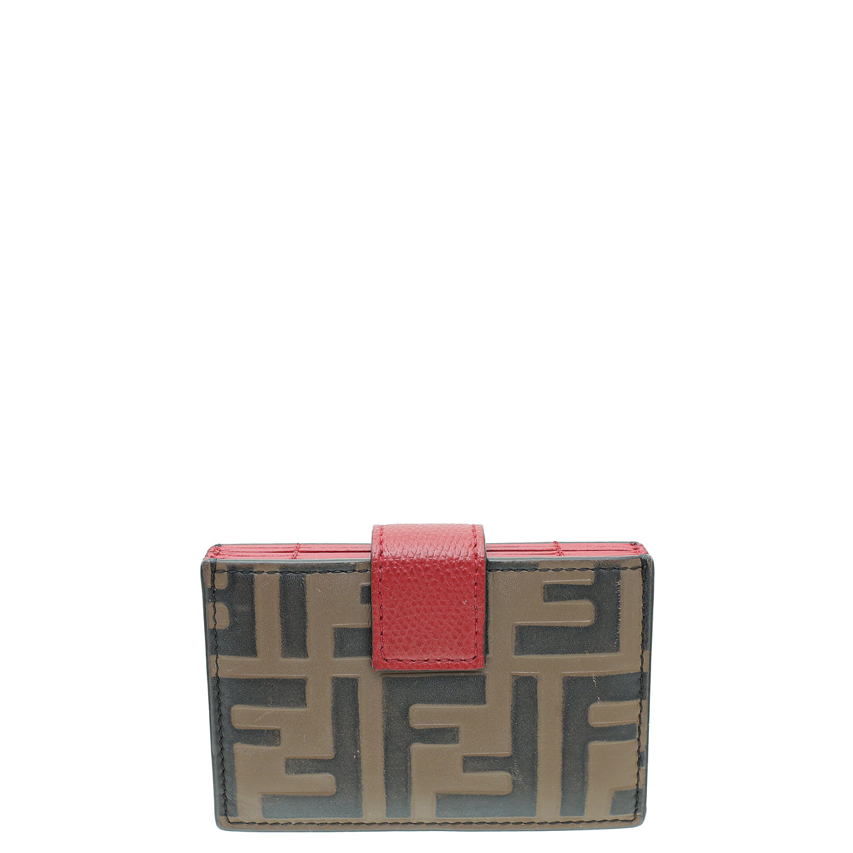 Fendi Bicolor FF Gusseted Card Holder