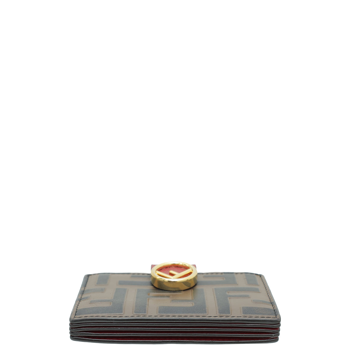 Fendi Bicolor FF Gusseted Card Holder