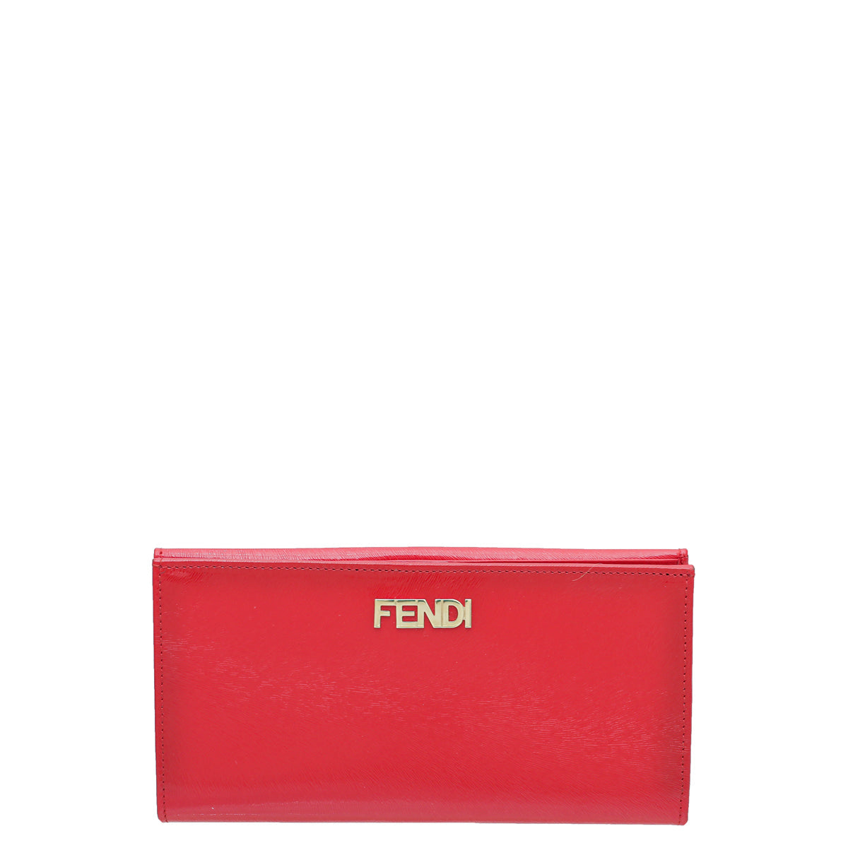 Fendi Red Logo Long Wallet