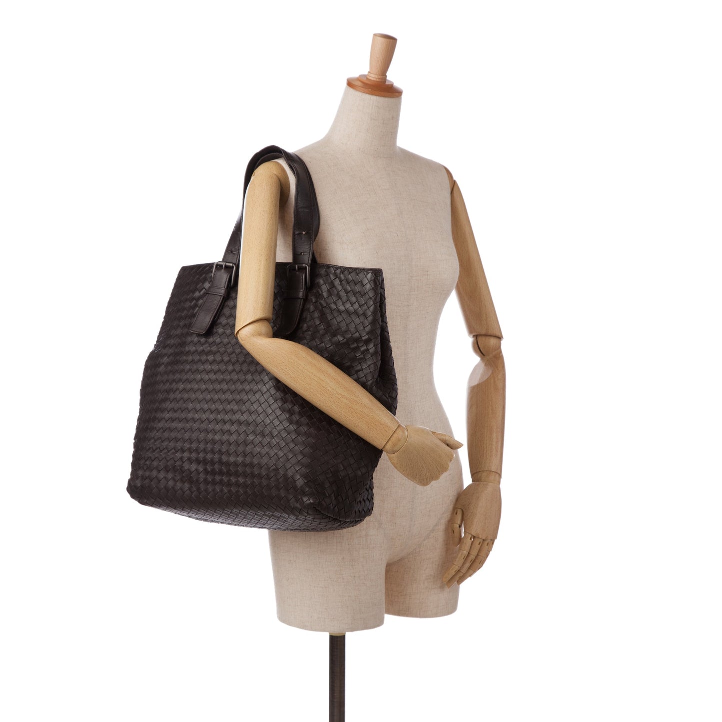 Brown Bottega Veneta Intrecciato Tote Bag