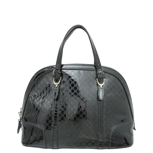 Gucci Black GG Microguccissima Nice Small Bag