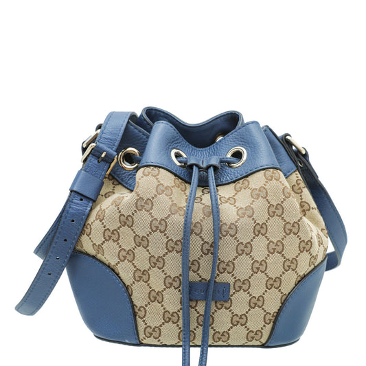 Gucci Bicolor GG Bucket Small Bag