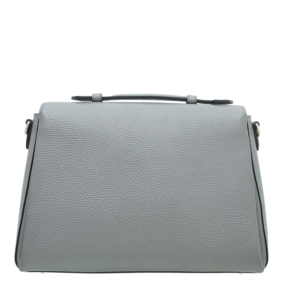 Gucci Grey G Interlocking Top Handle Medium Bag