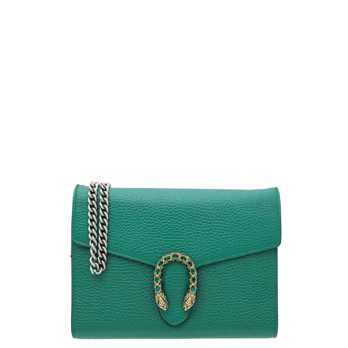 Gucci Green Crystal Dionysus Mini Chain Bag