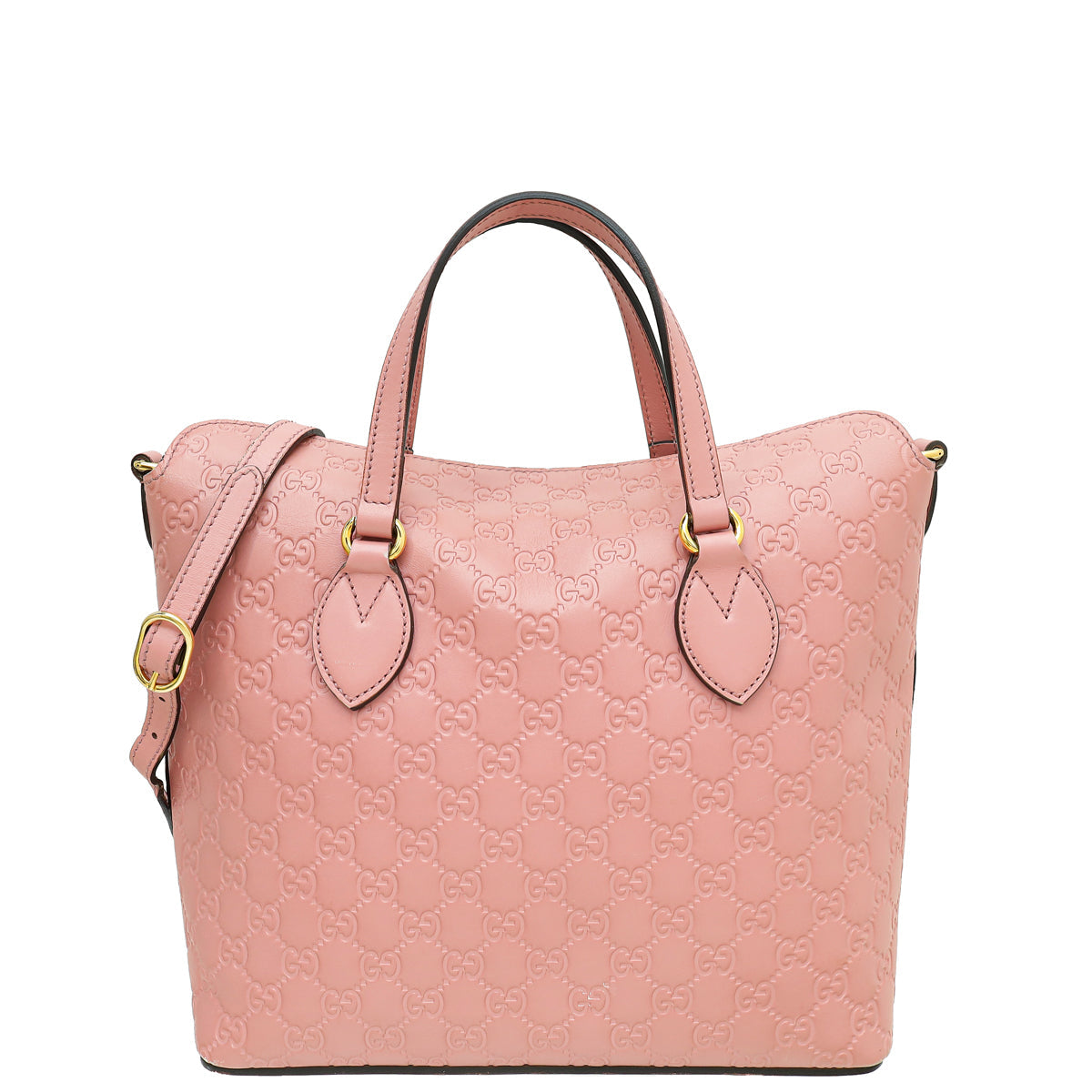 Gucci Pink GG Guccissima Foldover Linea Bag