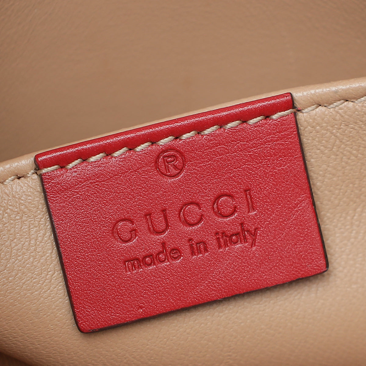 Gucci Red Pearl Studded Mini Queen Margaret Broadway Shoulder Bag