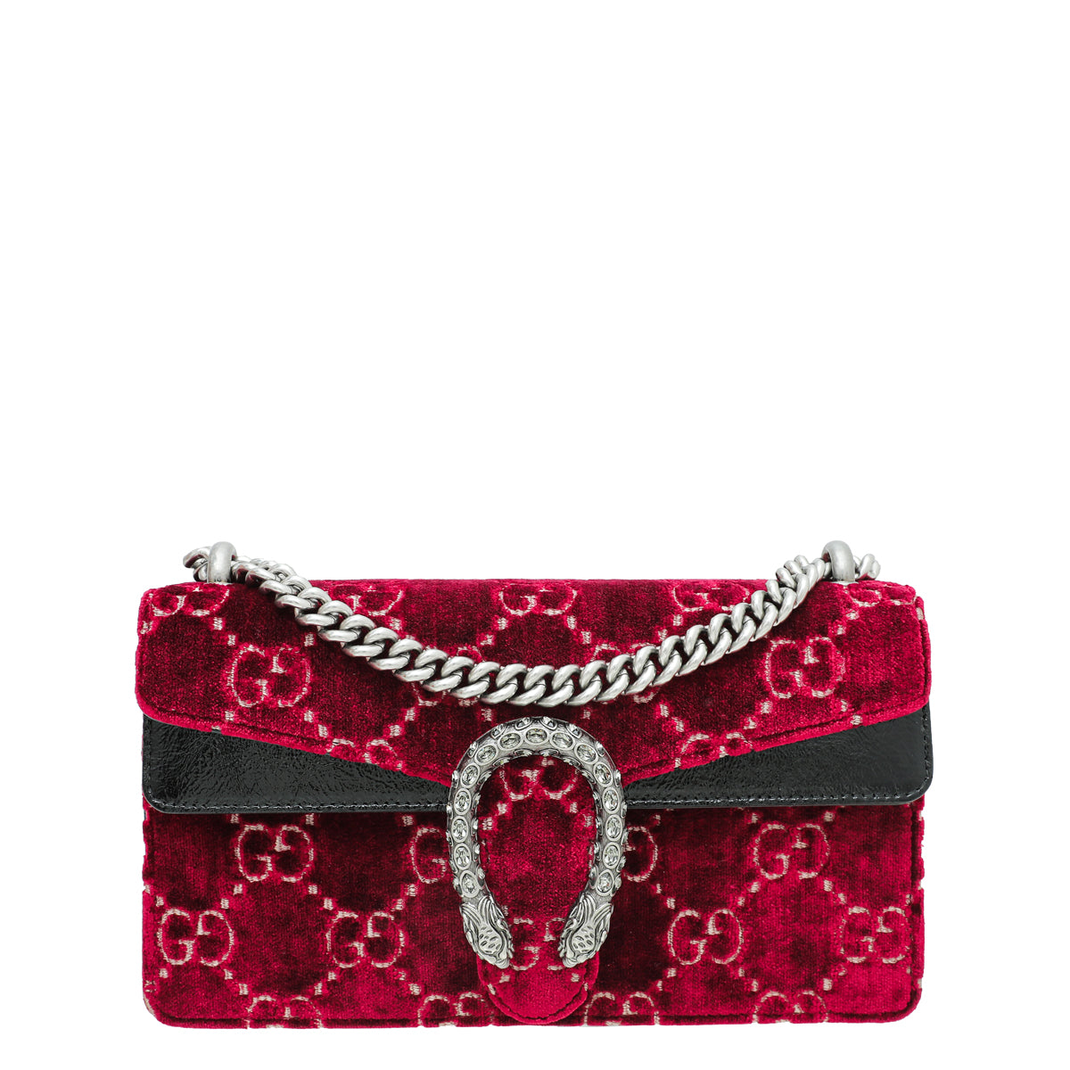 Gucci Bicolor GG Velvet Dionysus Small Bag