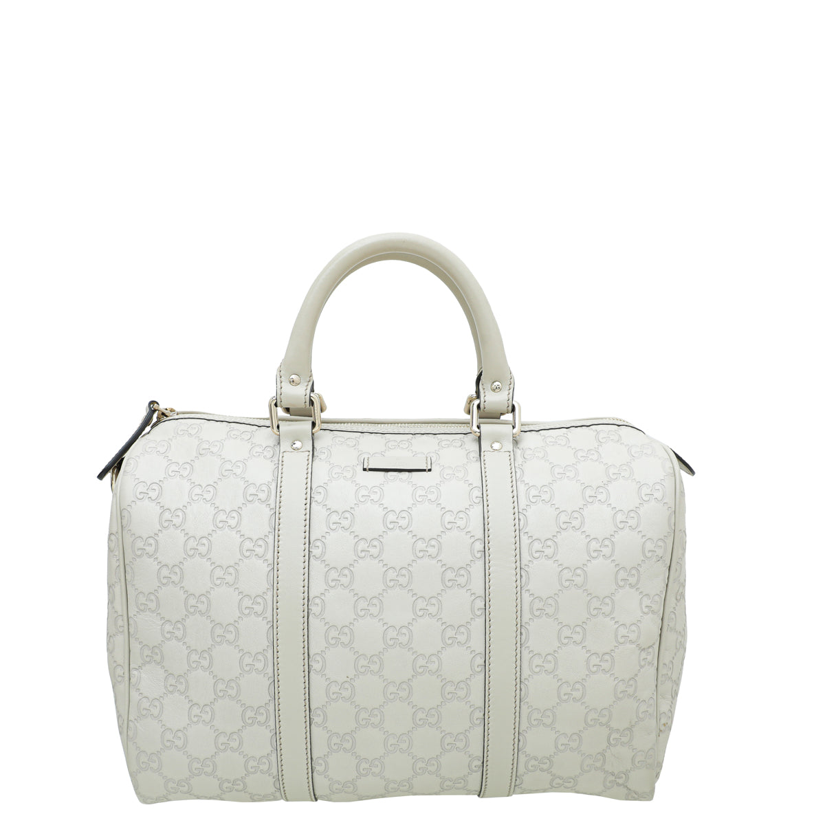 Gucci Off White GG Guccissima Joy Boston Medium Bag