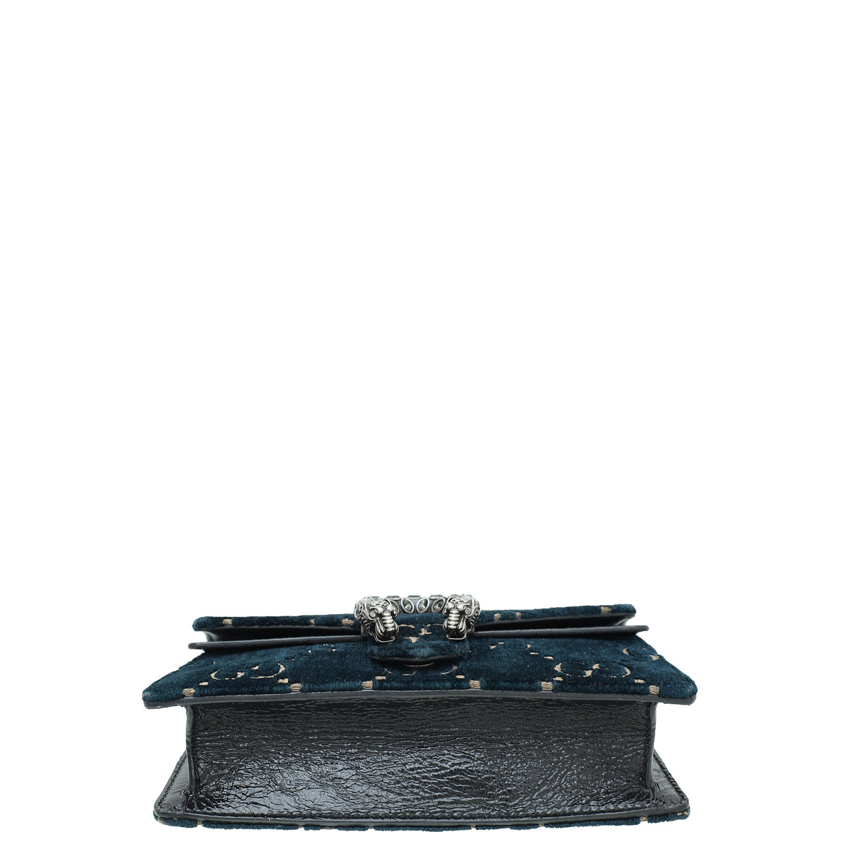 Gucci Navy Blue Velvet Dionysus Super Mini Bag