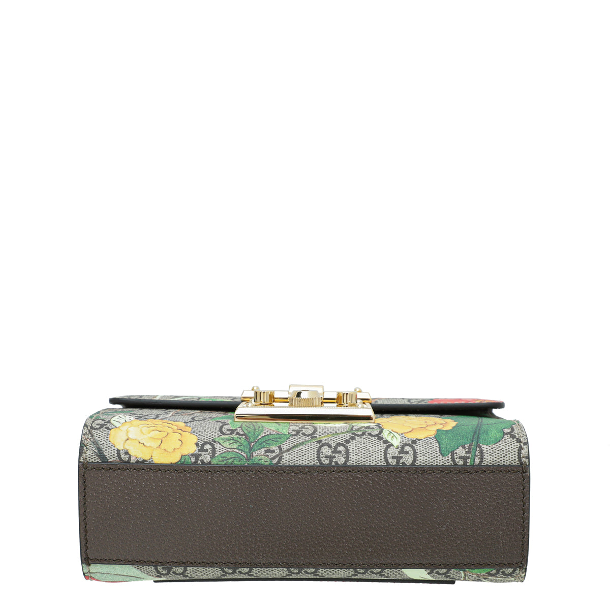 Gucci Ebony Multicolor Padlock Tian Small Bag