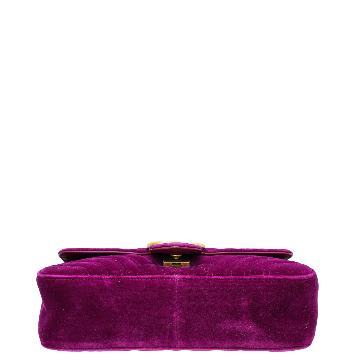 Gucci Violet Velvet GG Marmont Small Bag