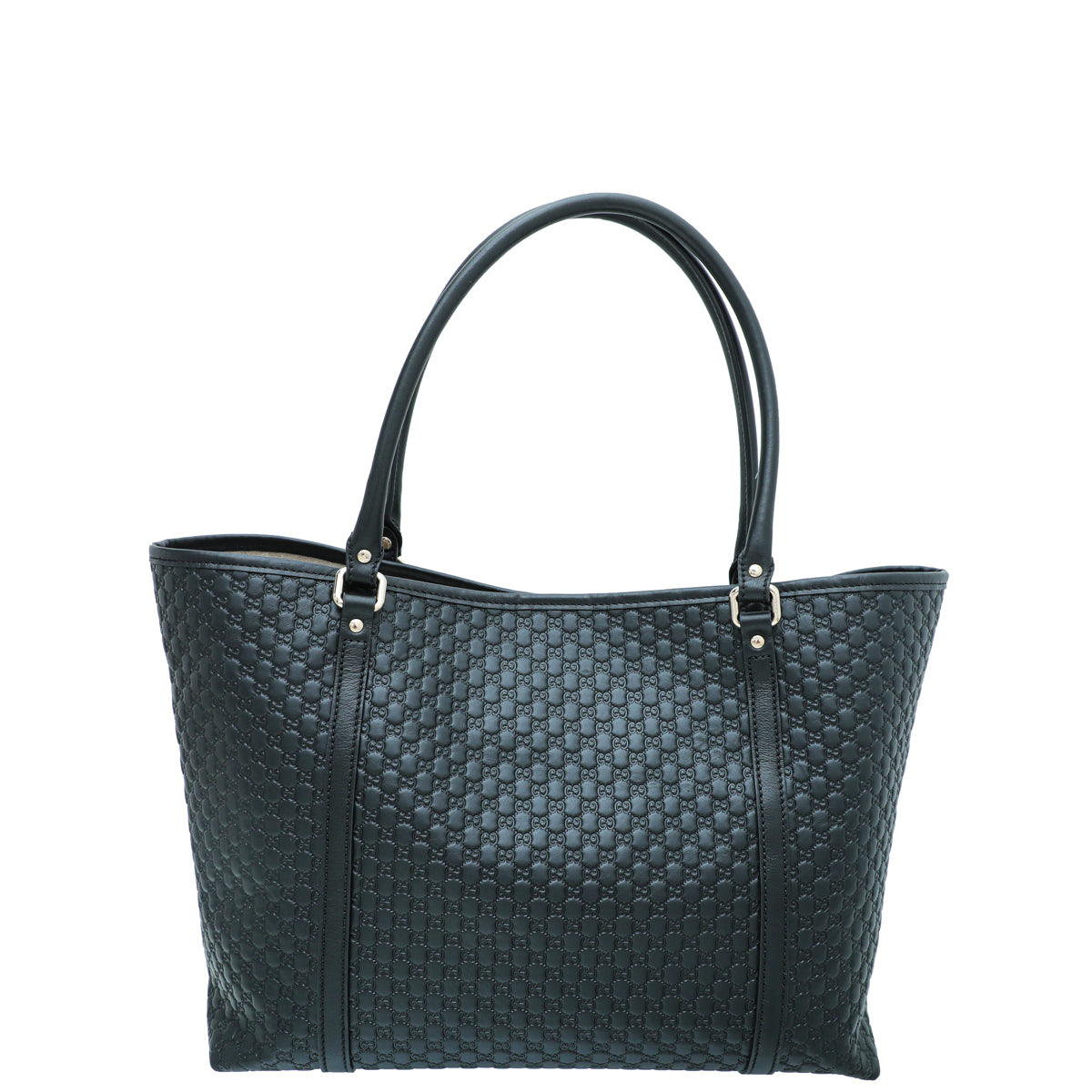 Gucci Black GG Microguccissima Joy Medium Tote Bag