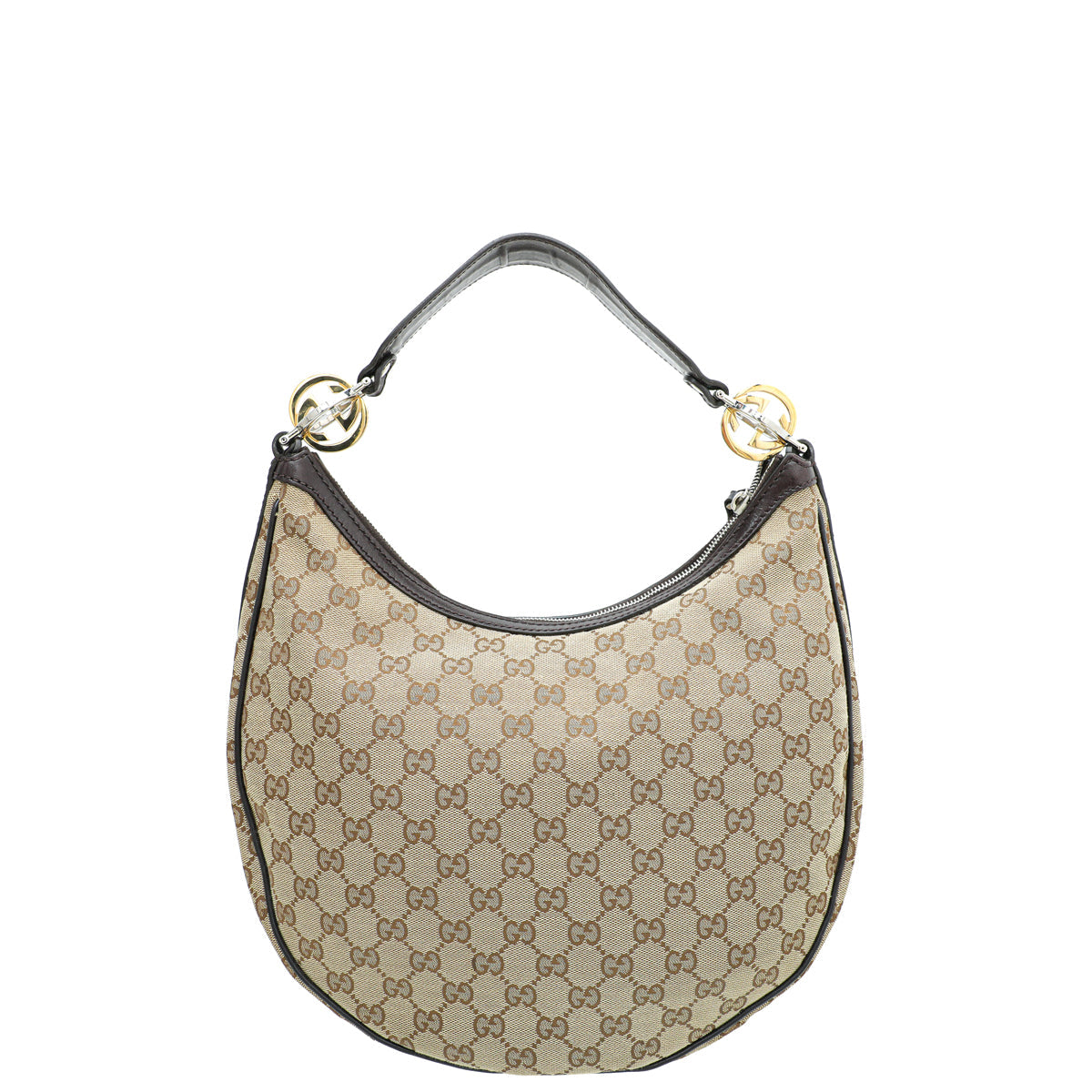 Gucci Bicolor GG Twins Medium Hobo Bag