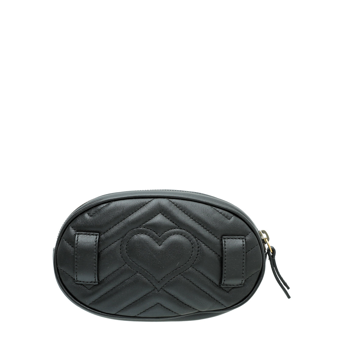 Gucci Black GG Marmont Mini Belt Bag