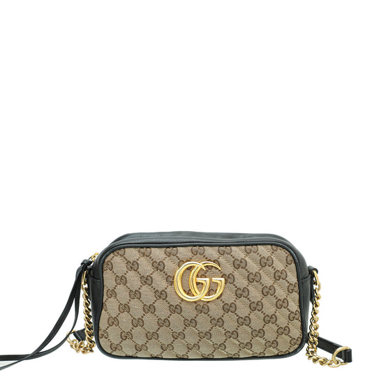 Gucci Bicolor GG Marmont Camera Small Bag