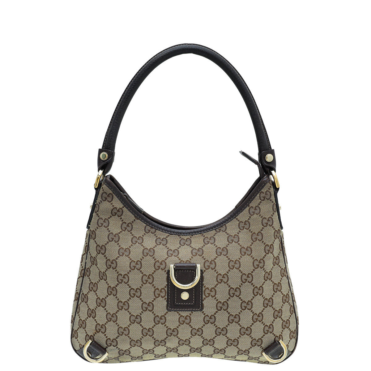 Gucci Bicolor GG Abbey D Ring Hobo Medium Bag