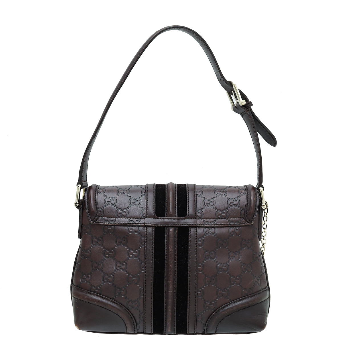 Gucci Chocolate Brown Guccissima Treasure Flap Bag