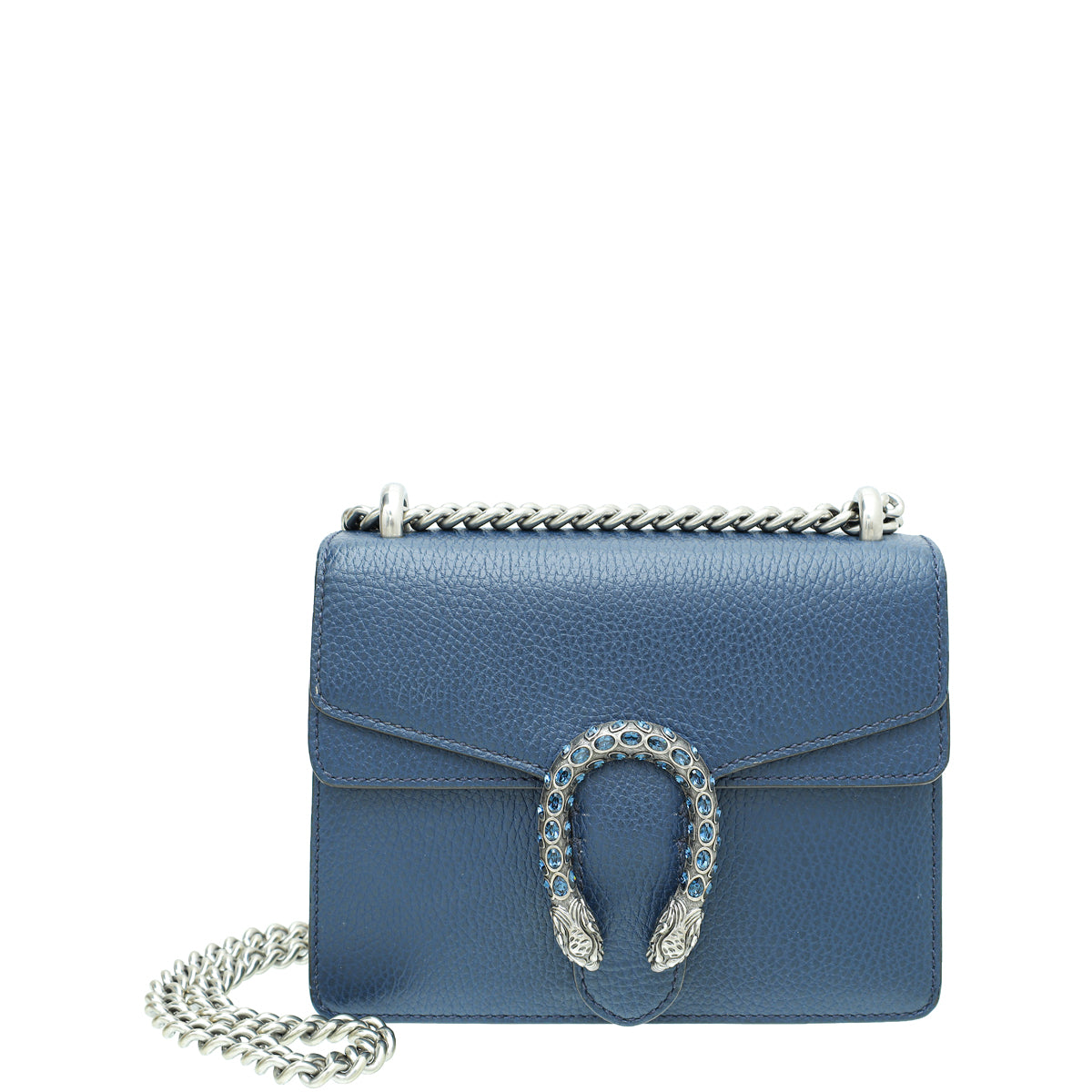 Gucci Blue Crystal Dionysus Chain Mini Bag