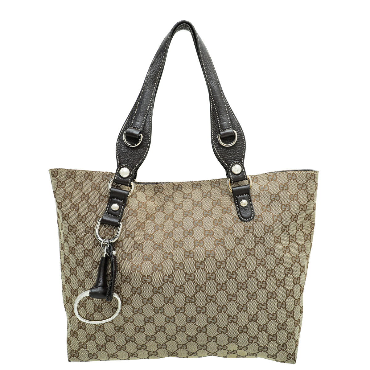 Gucci Bicolor GG Icon Bit Tote Medium Bag