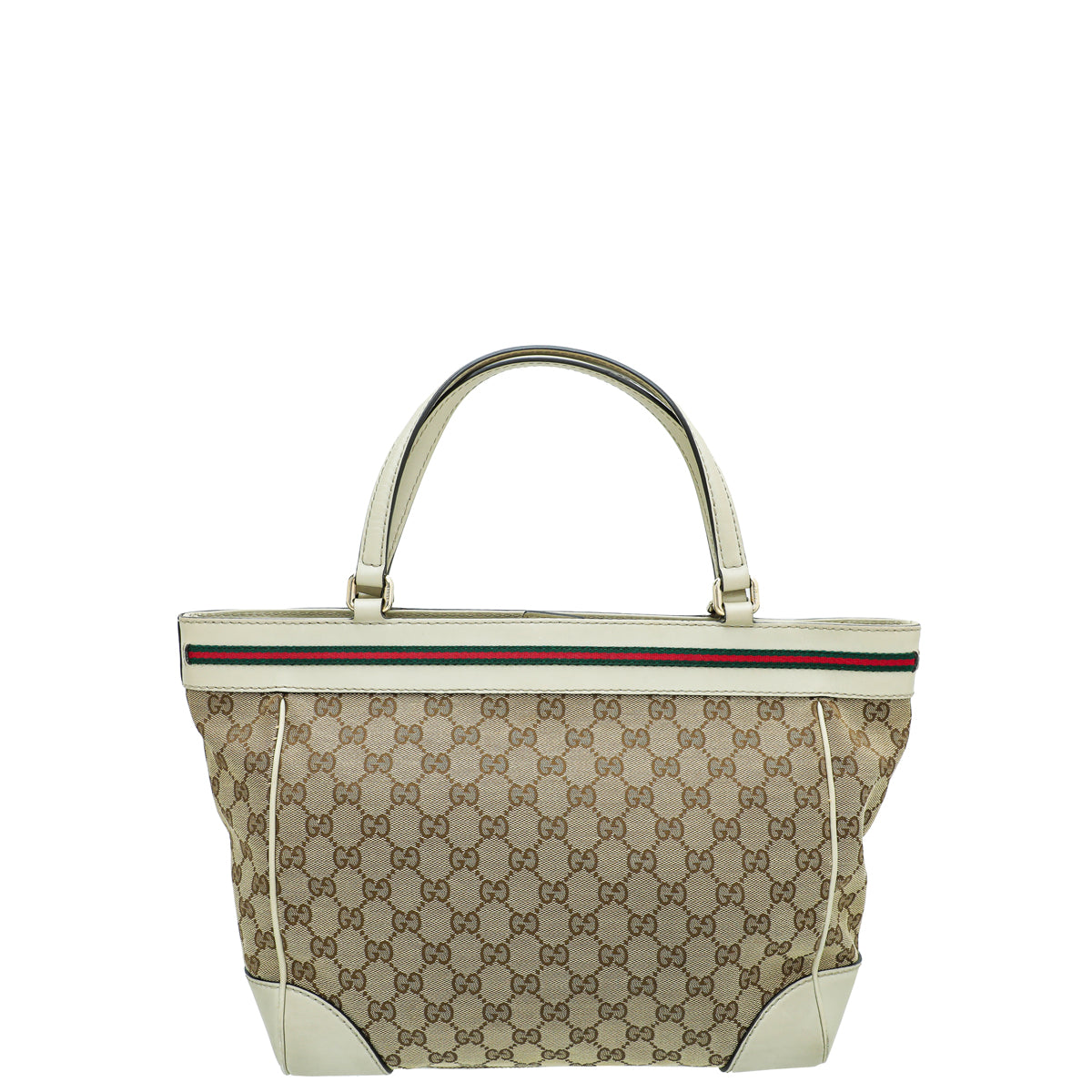 Gucci Bicolor GG Web Medium Mayfair Tote Bag