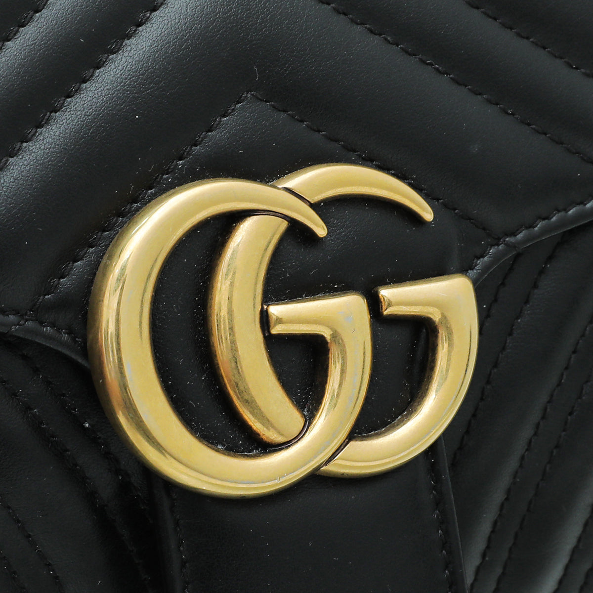 Gucci Black GG Marmont Small Bag