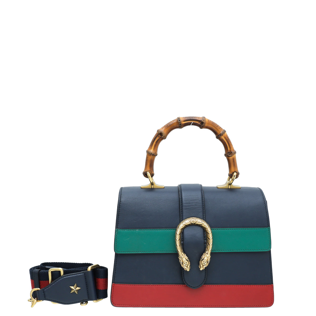 Gucci Multicolor Dionysus Bamboo Top Handle Medium Bag