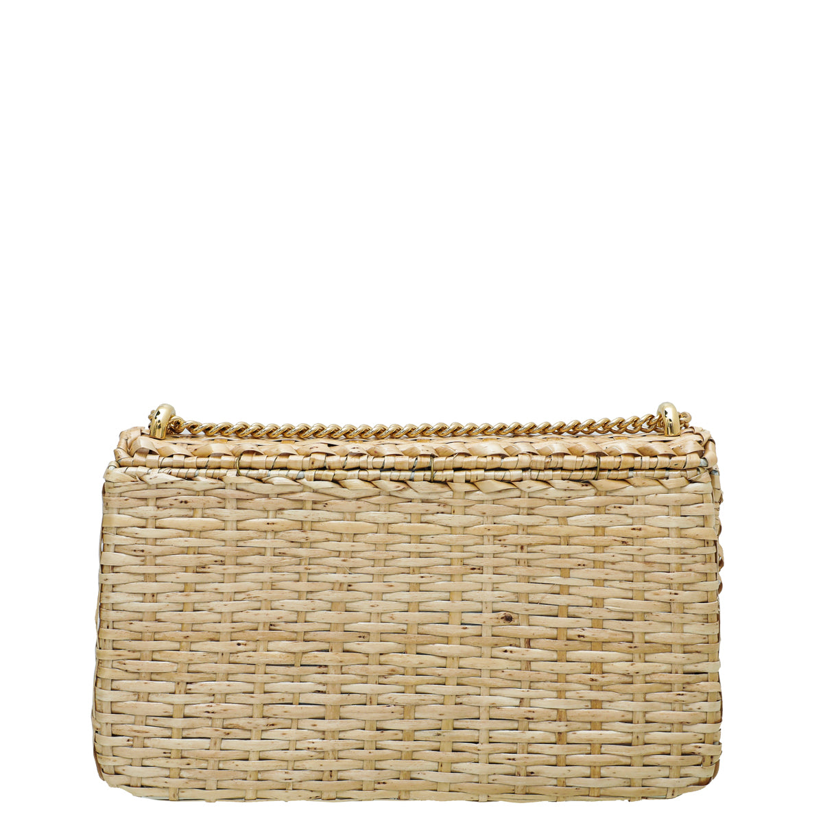 Gucci Natural GG Croisette Linea Cestino Bamboo Glazed Small Bag