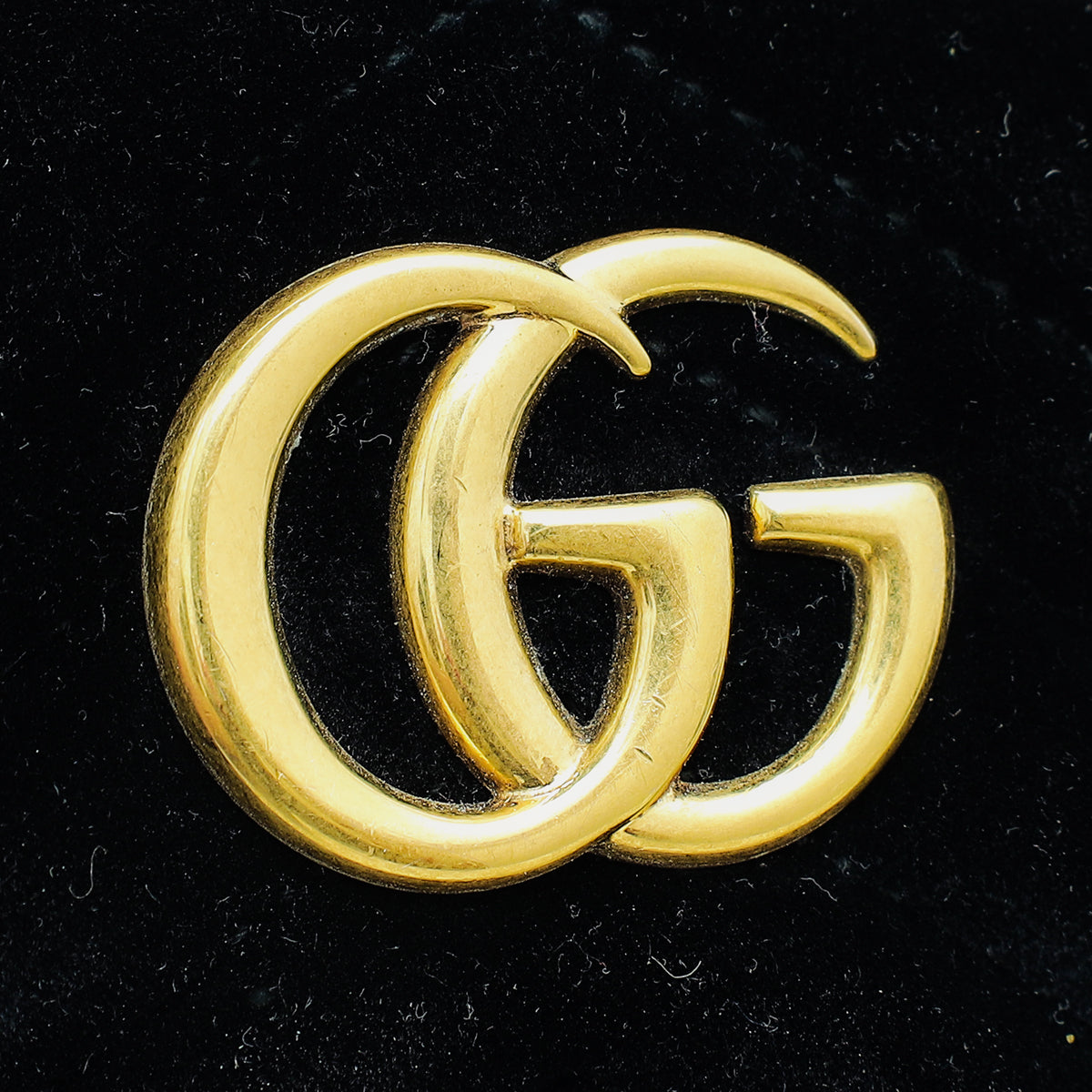 Gucci Black Velvet GG Marmont Mini Belt Bag