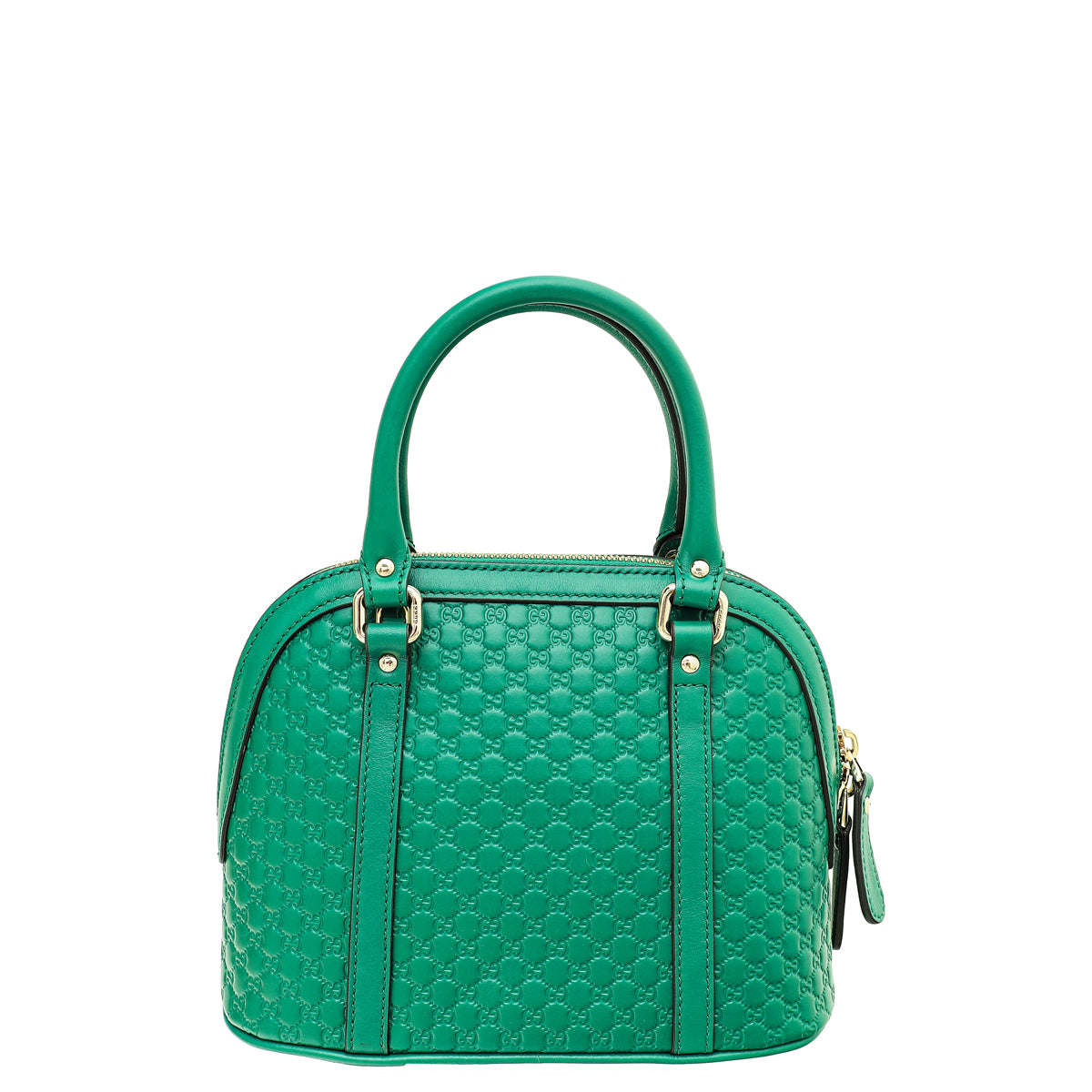 Gucci Green GG Microguccissima Dome Satchel Mini Bag