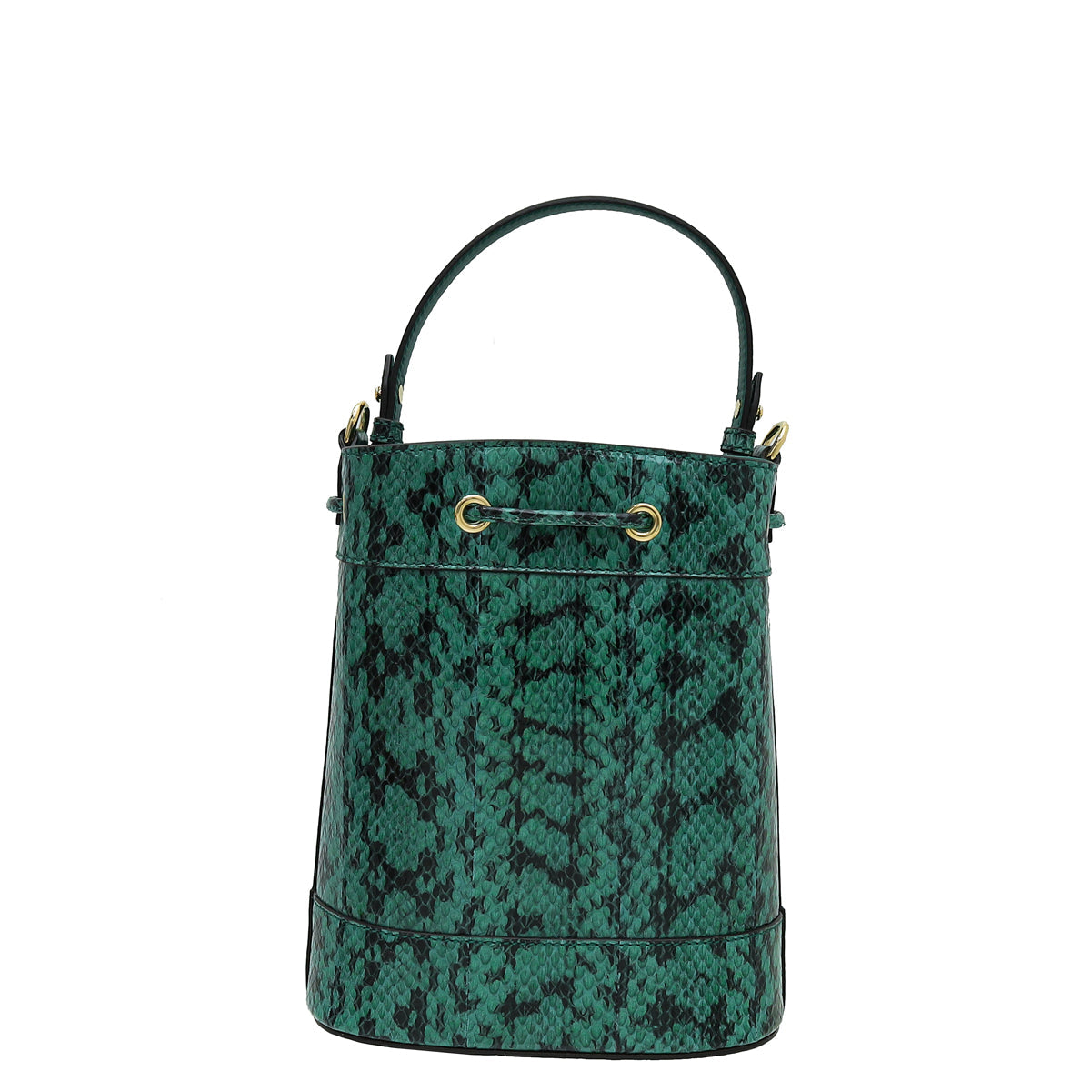 Gucci Green Python Ophidia Bucket Bag