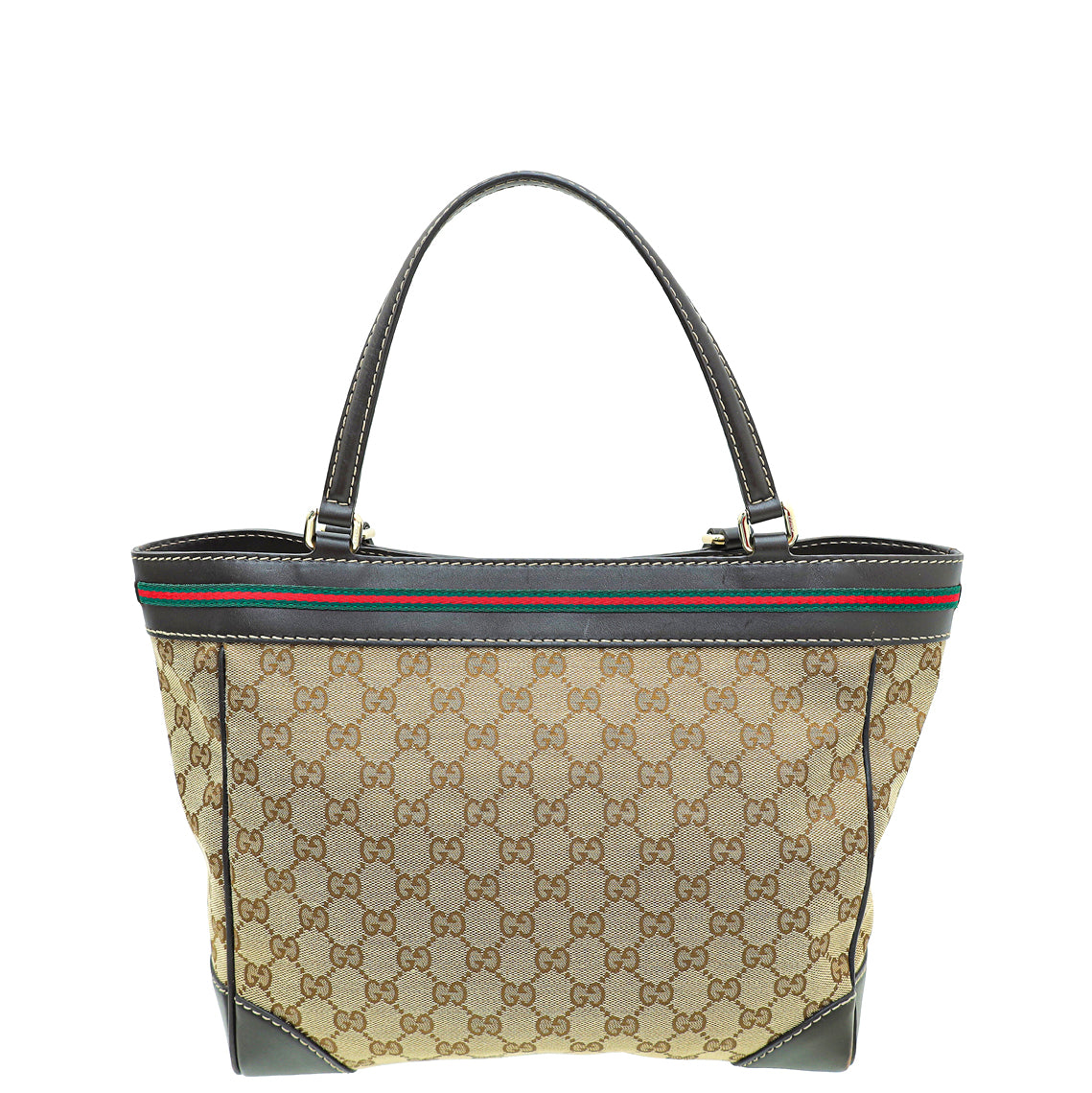 Gucci Bicolor GG Web Medium Mayfair Tote Bag