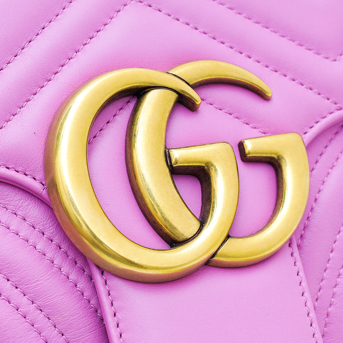 Gucci Purple GG Marmont Matelasse Medium Shoulder Bag