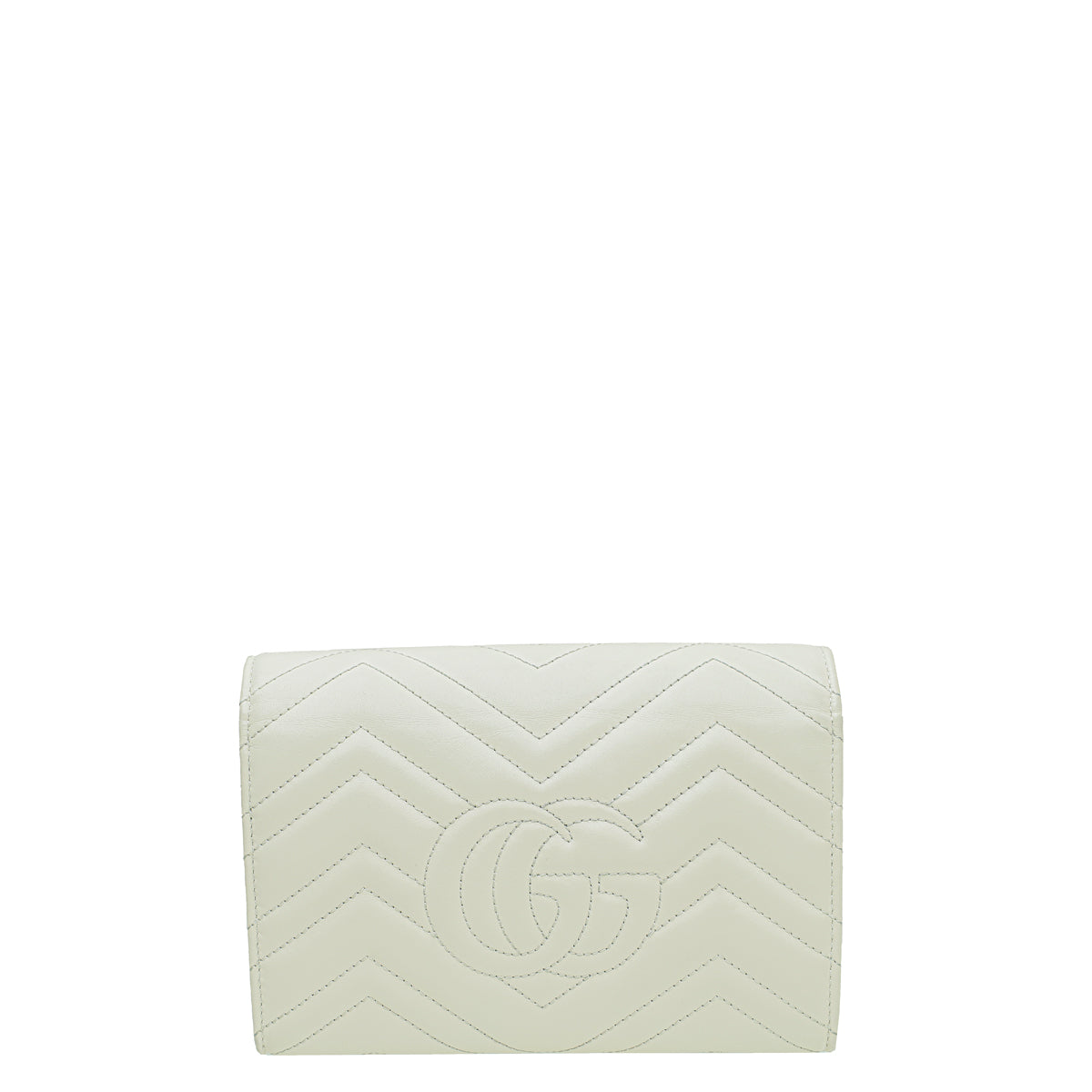 Gucci White GG Marmont Matelasse Mini Shoulder Bag