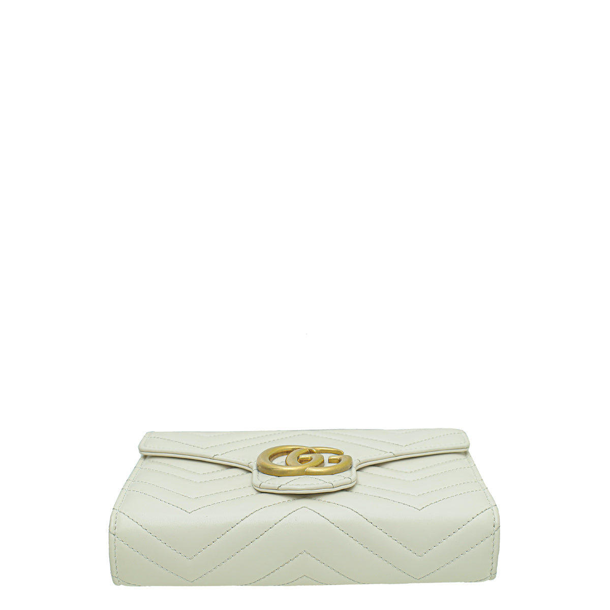 Gucci White GG Marmont Matelasse Mini Shoulder Bag