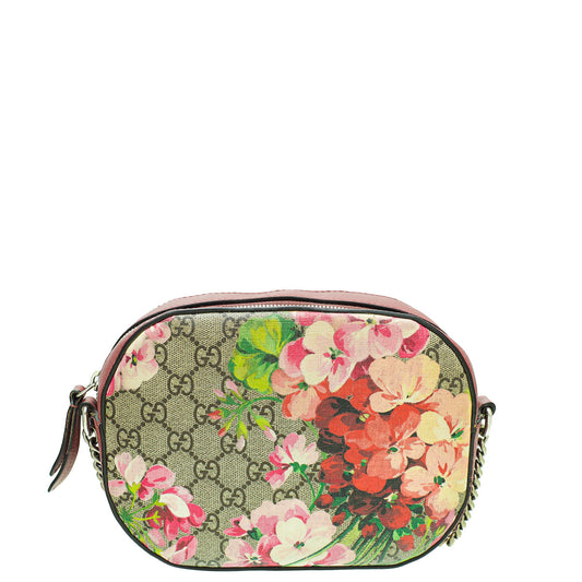 Gucci Bicolor Blooms Print Mini Chain Bag