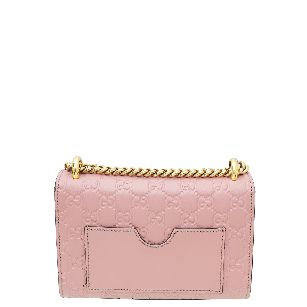 Gucci Pink GG Guccissima Padlock Small Bag