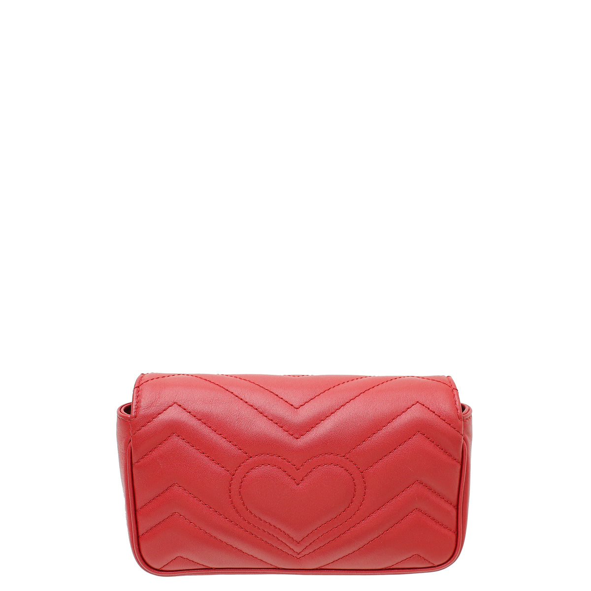 Gucci Red GG Marmont Super Mini Bag