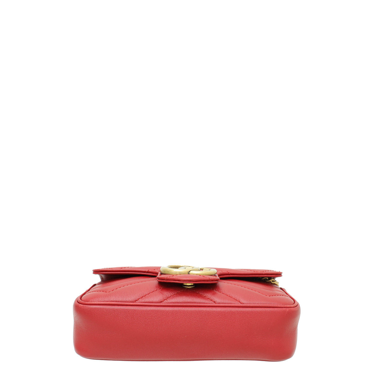 Gucci Red GG Marmont Super Mini Bag