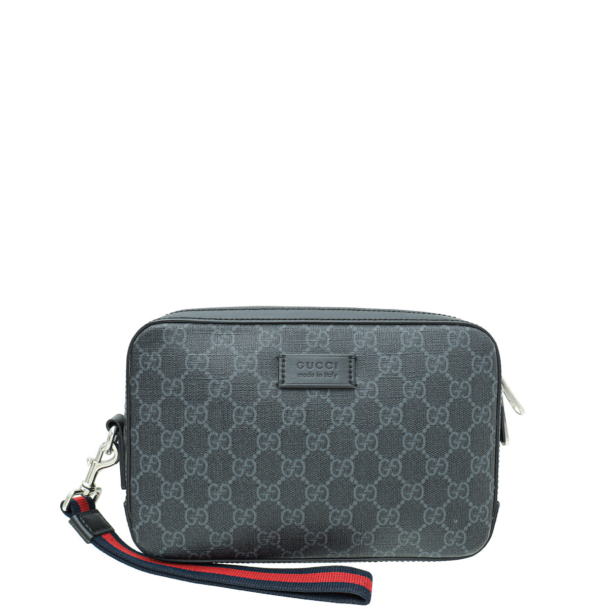 Gucci Bicolor GG Supreme Men Pouch Bag