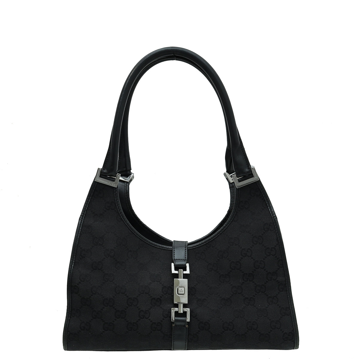 Gucci Black GG Bardot Small Bag