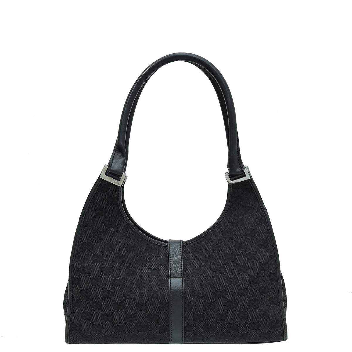 Gucci Black GG Bardot Small Bag