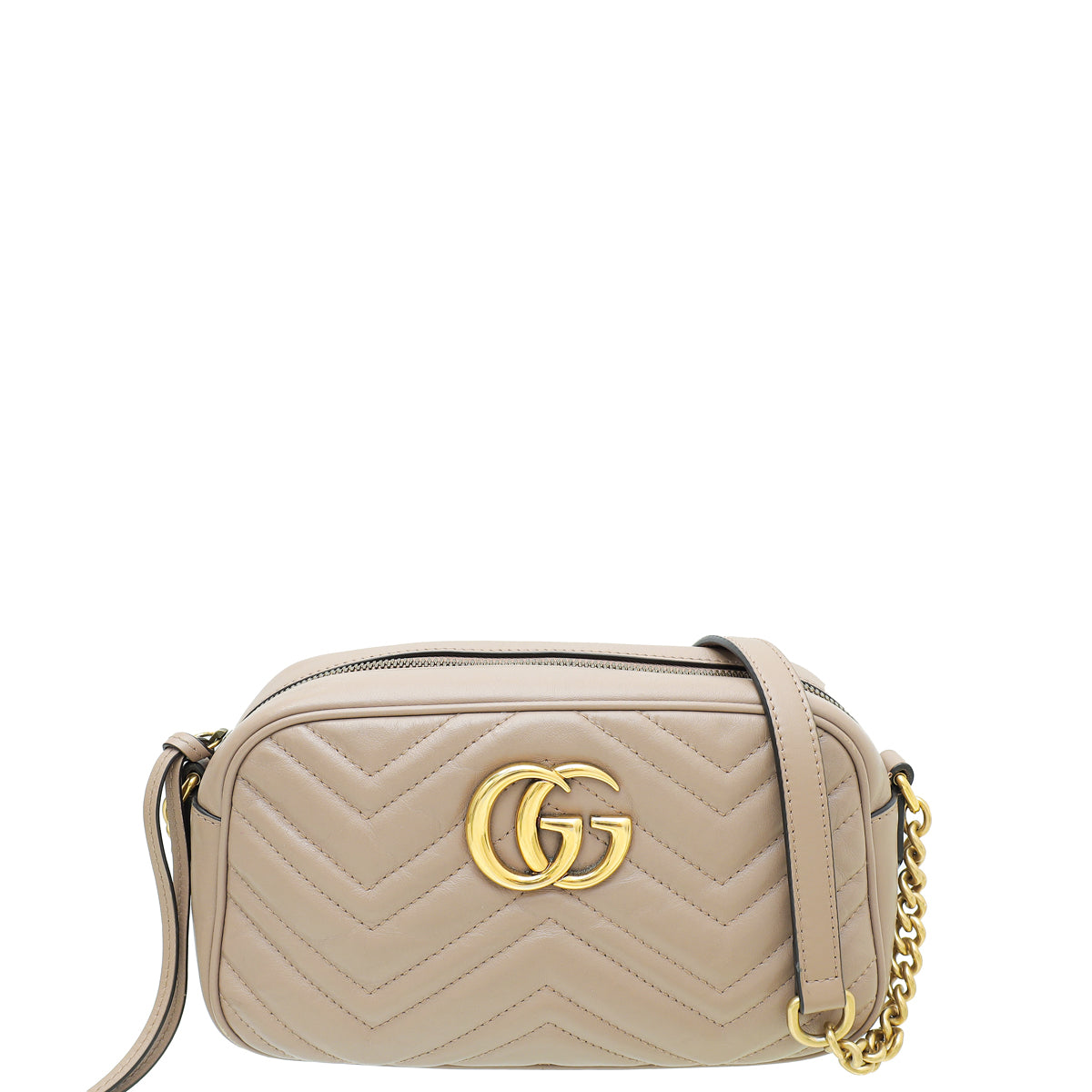 Gucci Dusty Pink GG Marmont Small Camera Shoulder Bag